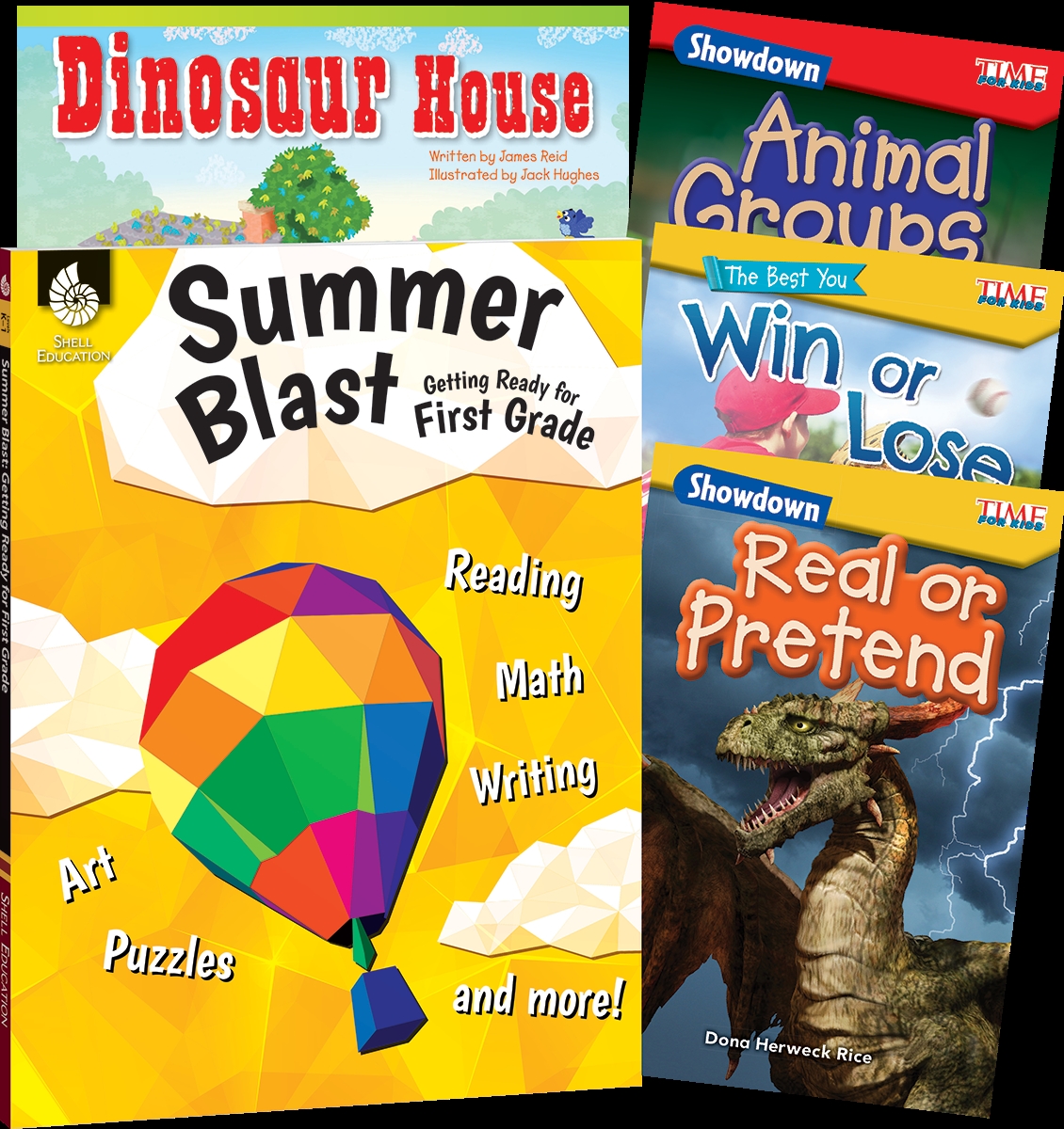 128410 Learn-At-Home - Summer Reading Bundle Grade 1 - 5-Book Set