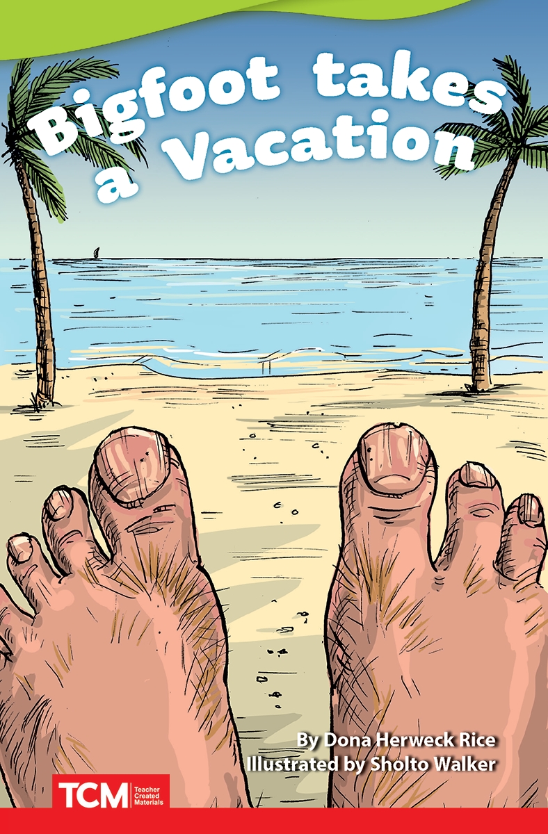 121592 Big Foot Takes A Vacation Book, Grade 3-4