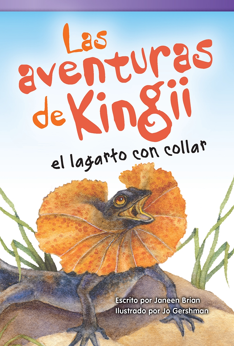 22019 Las Aventuras De Kingii El Lagarto Con Collar Book, Grade 2-3