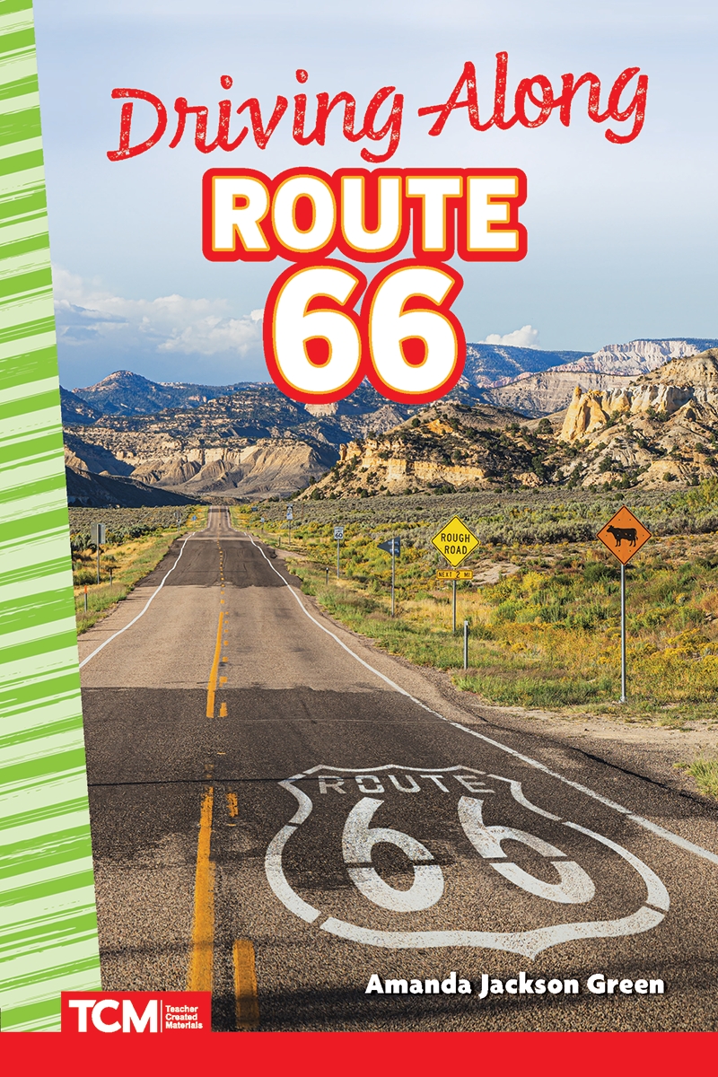 921609 Driving Along Route 66 Book, Grade 4-8