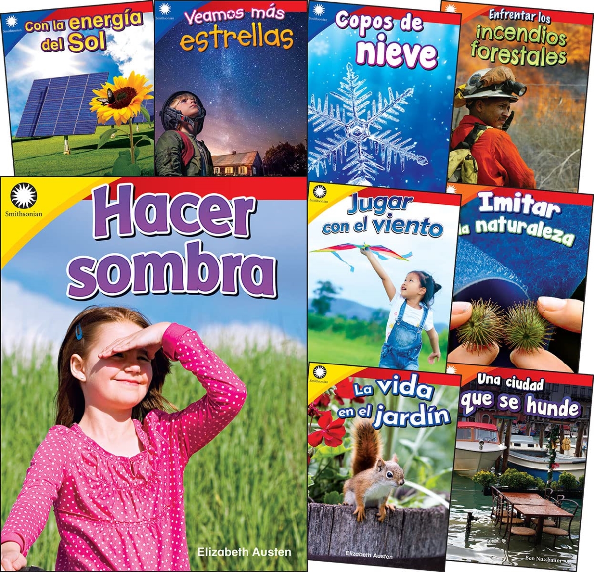 125480 Smithsonian Informational Text - The Natural World Spanish Grades K-2 - 9-Book Set