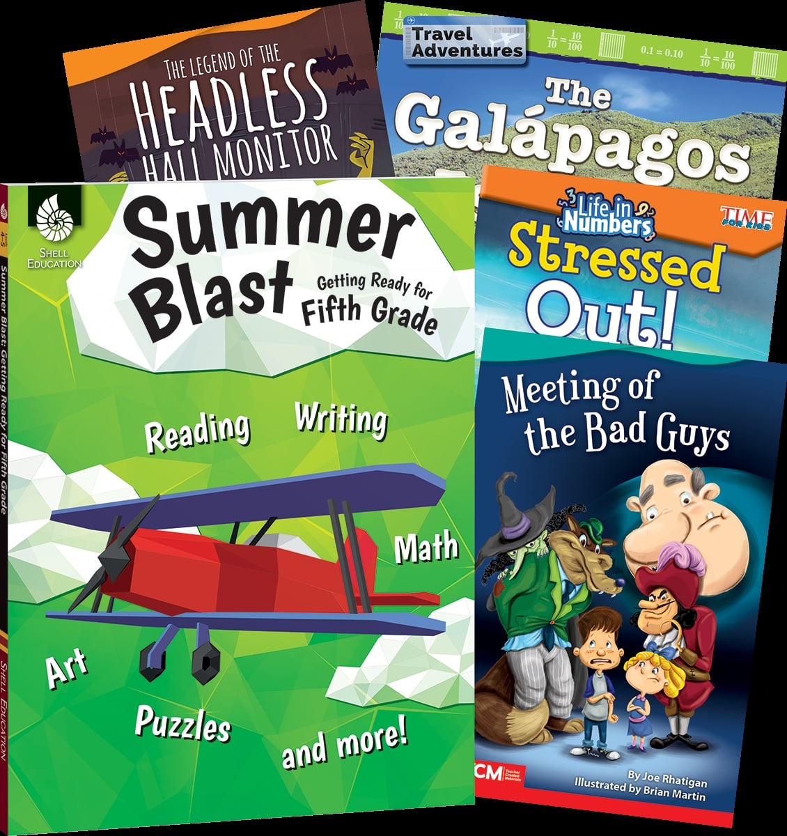128414 Learn-At-Home - Summer Reading Bundle Grade 5 - 5-Book Set