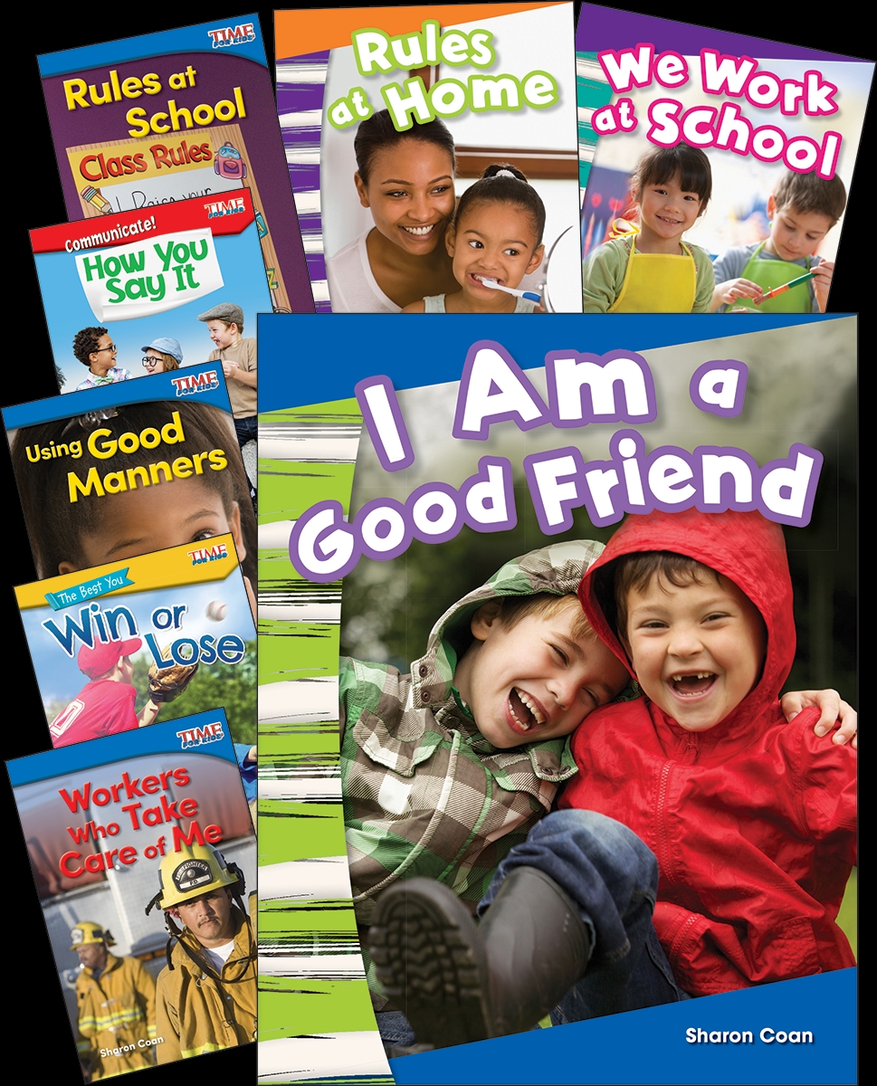 106798 Self-Regulation - Respecting Others 8-Book Set, Grade K-1