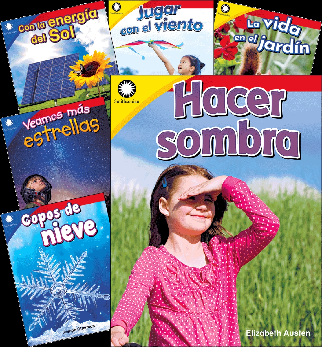 124668 Smithsonian Informational Text - the Natural World Spanish Grades K-1 - 6-Book Set