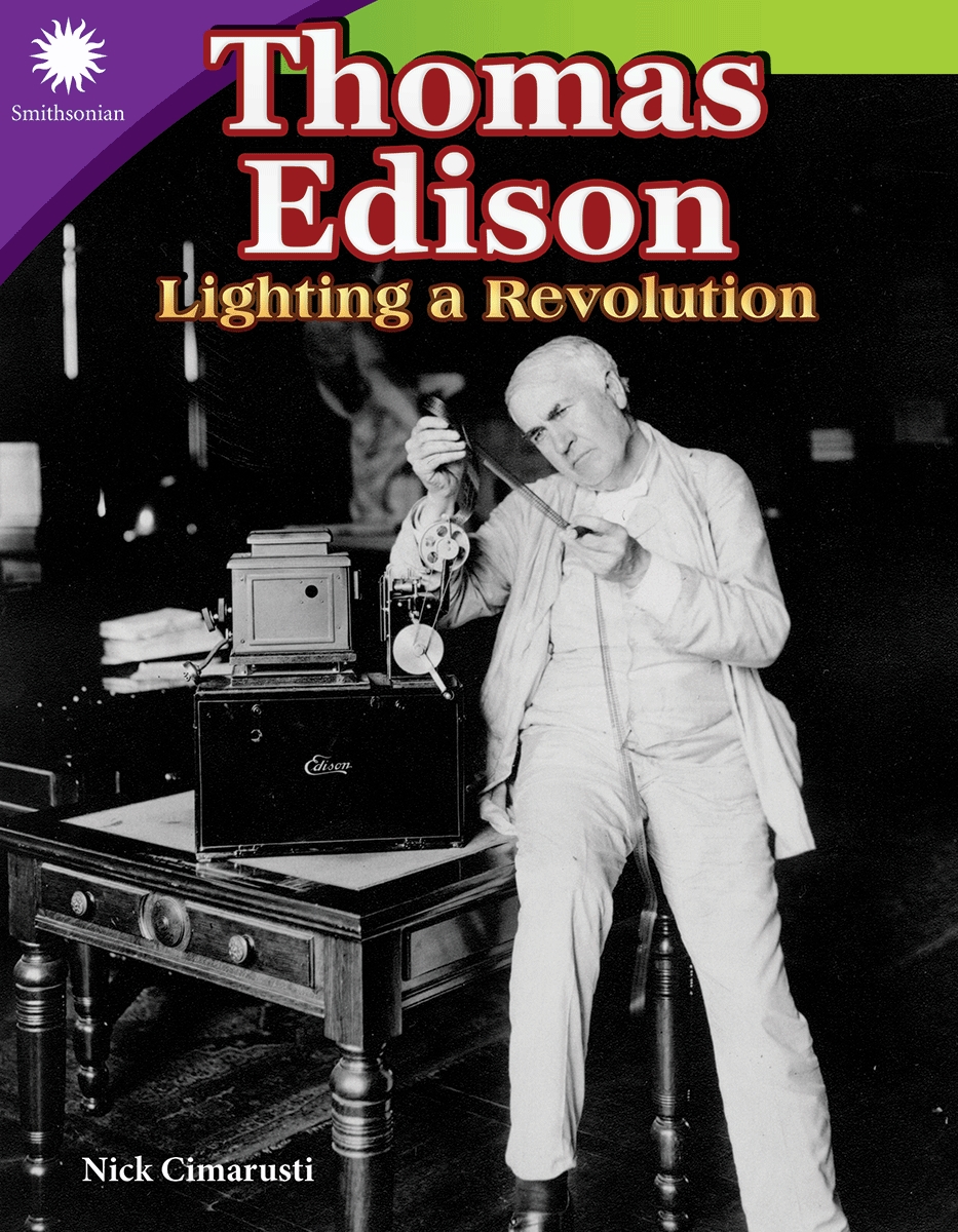 28930 Thomas Edison - Lighting A Revolution Book, Grade 4-8
