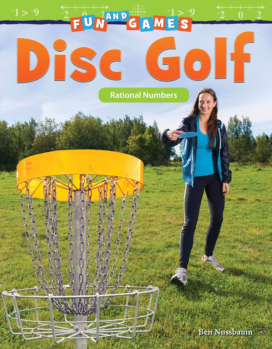 27534 Fun & Games - Disc Golf - Rational Numbers Book, Grade 5-8
