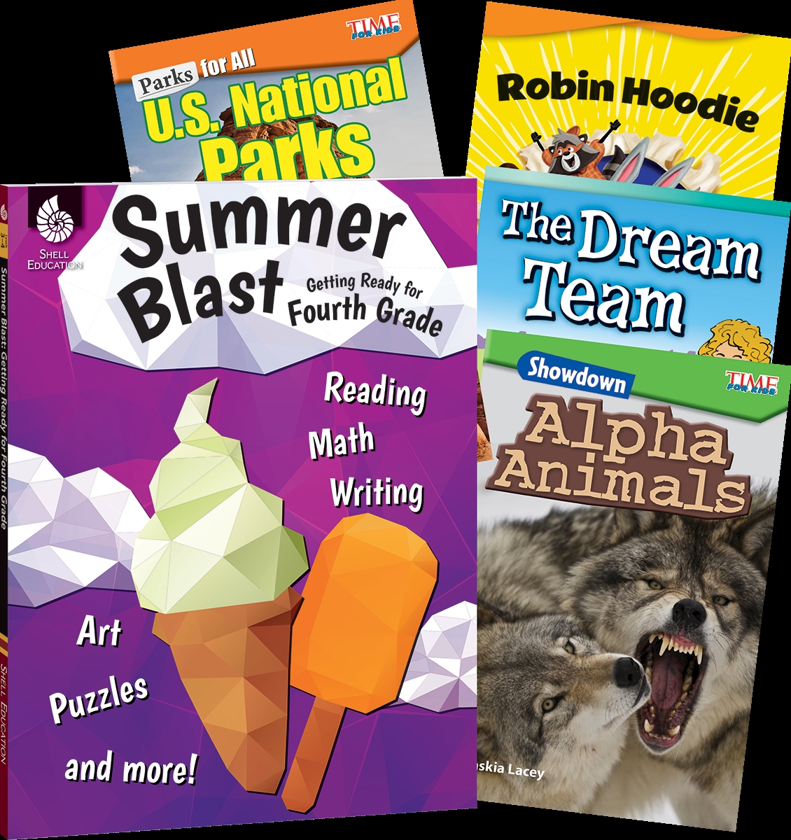 128413 Learn-At-Home - Summer Reading Bundle Grade 4 - 5-Book Set