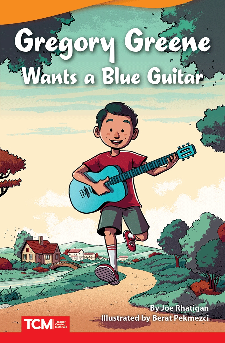 109873 Gregory Greene Wants A Blue Guitar Book, Grade 3-5
