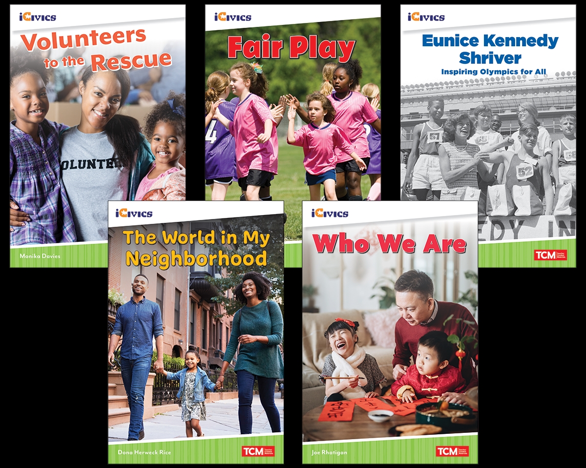 157037 Icivics Grade 1 - Community & Social Awareness 5-Book Set0