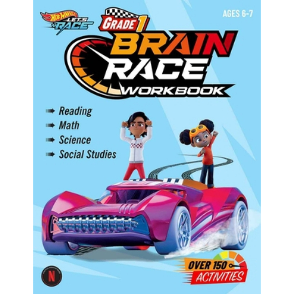 160997 Hot Wheels Brain Race Grade 1 Workbook