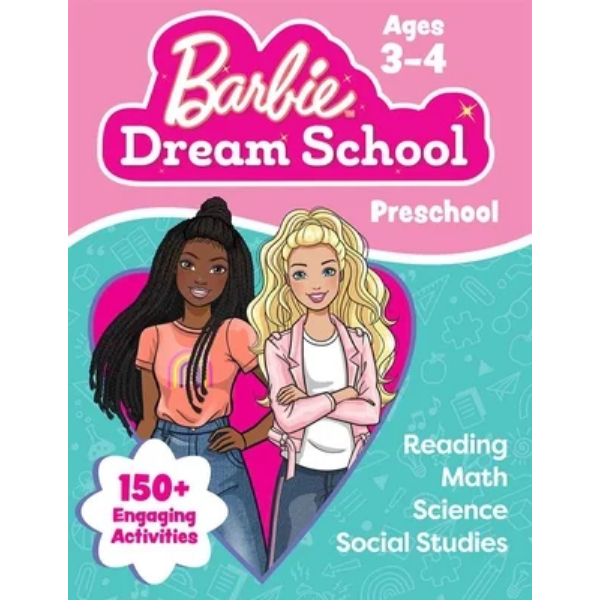 160985 Barbie Dream School Preschool Workbook
