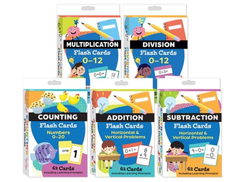 Shell Education Math 5-Deck Flash Cards, 296/Set (SEP161146) | Quill