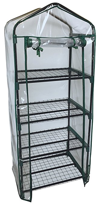 Picture of ShelterLogic 70517 23.6 x 17.7 x 57.1 in. 4 - Tier Mini Growhouse