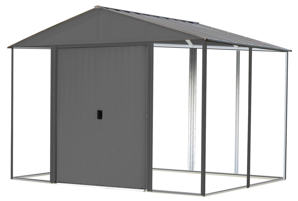 Picture of Arrow IWA88 8 x 8 ft. Ironwood Steel Hybrid Shed Kit&#44; Anthracite