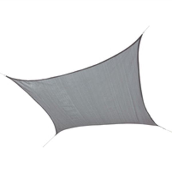 Picture of ShelterLogic 25618 12 ft. & 3&#44; 7 m 140 gsm Square Shade Sail&#44; Gray