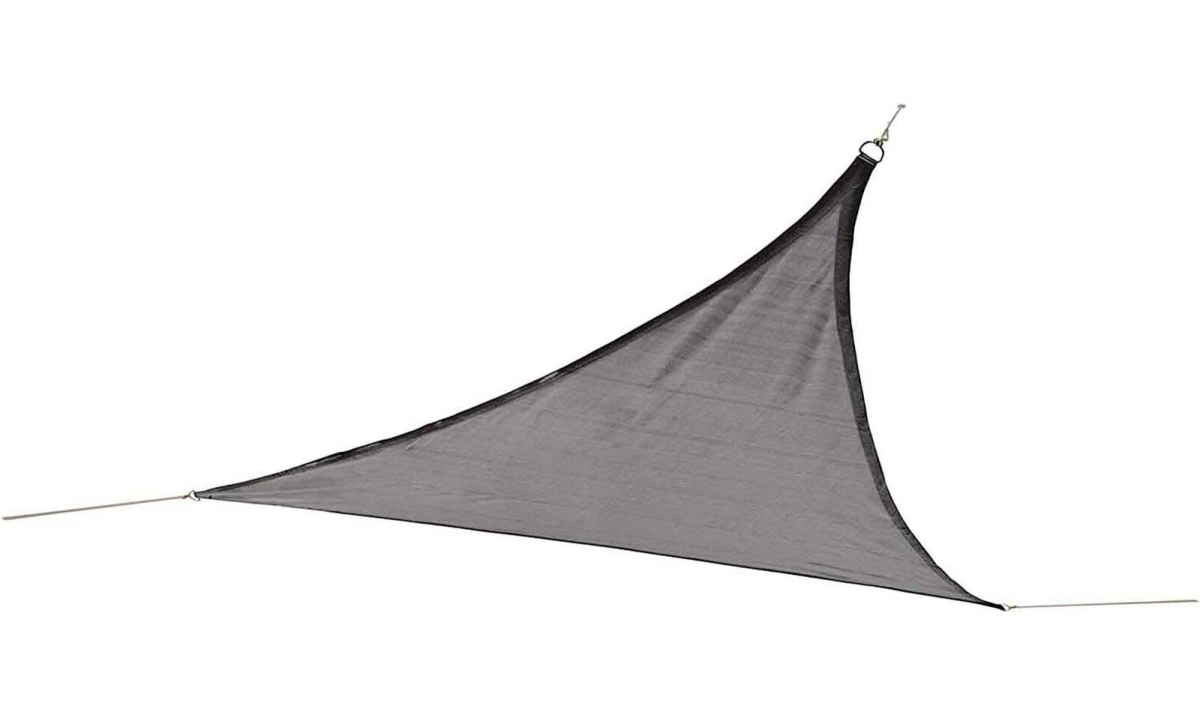 Picture of ShelterLogic 25619 16 ft. & 4&#44; 9 m 140 gsm Triangle Shade Sail&#44; Gray