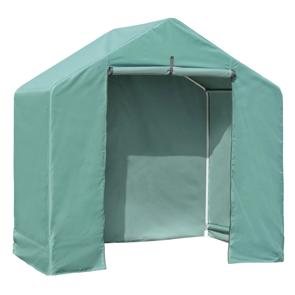 Picture of ShelterLogic 70410 6 x 4 x 6 in. Garden Shed&#44; Peak Green