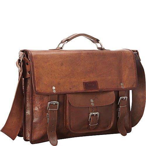 Leather Brief & Messenger Bag