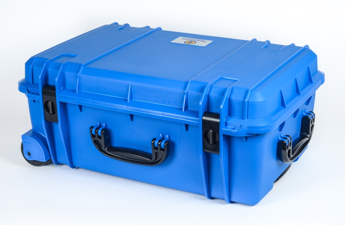 920 Wheeled Case with foam- Blue