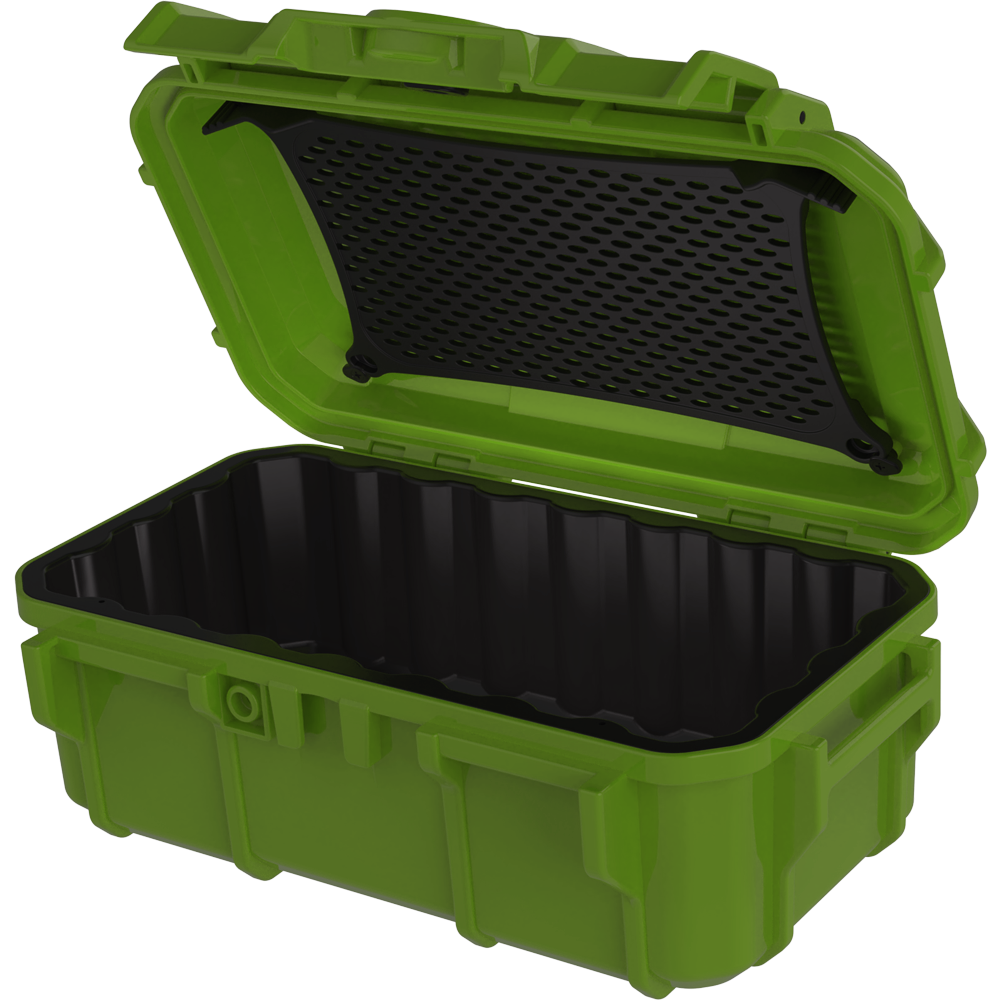Picture of Seahorse SE57&#44;GR 9.5 x 5.8 x 3.8 in. Protective Micro Case with Padded Liner&#44; Green