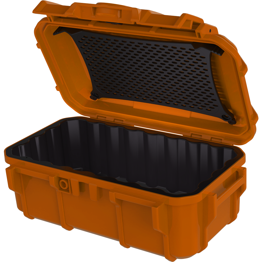 Picture of Seahorse SE57&#44;OR 9.5 x 5.8 x 3.8 in. Protective Micro Case with Padded Liner&#44; Orange