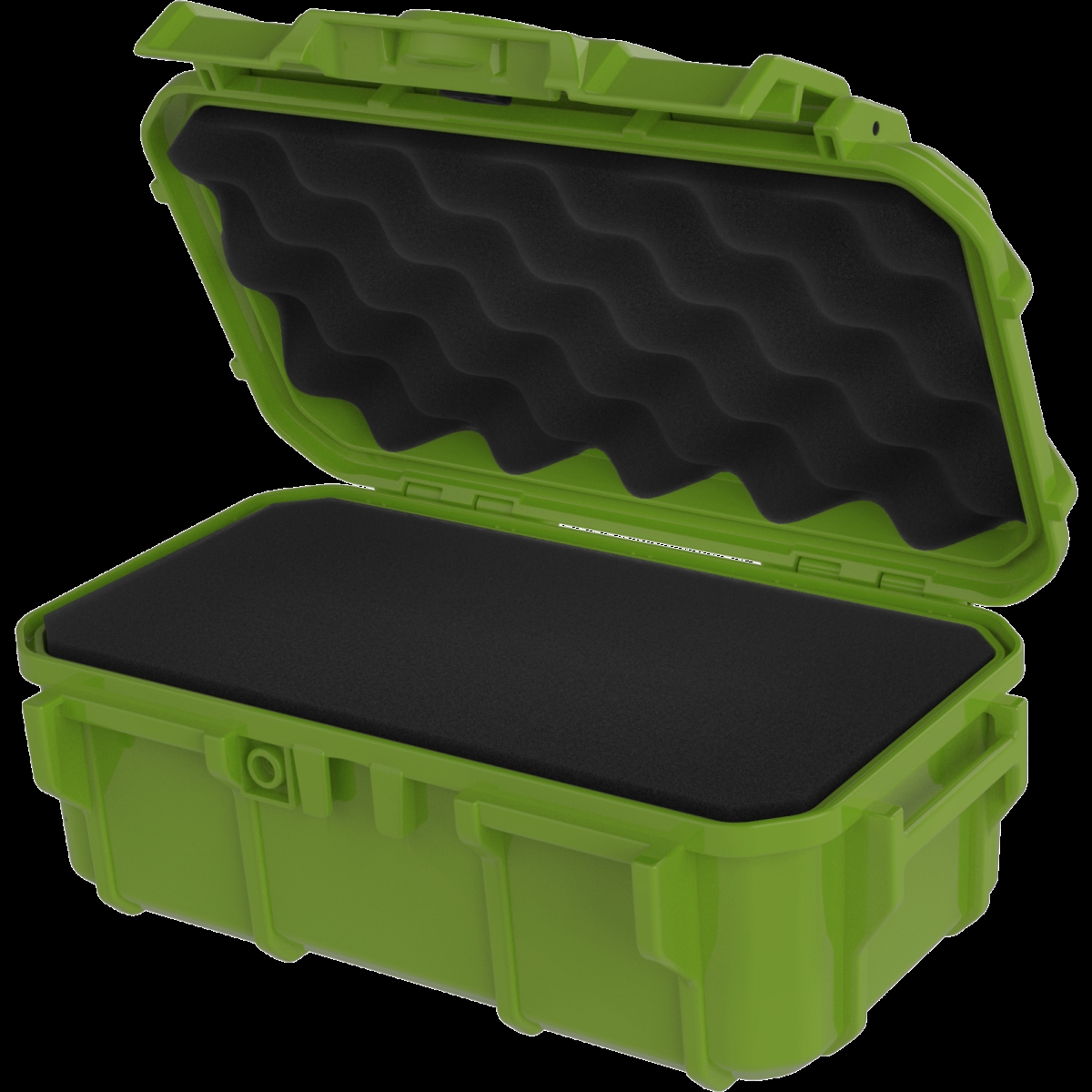 Picture of Seahorse SE57F&#44;GR 9.5 x 5.8 x 3.8 in. Protective Micro Case with Foam&#44; Green