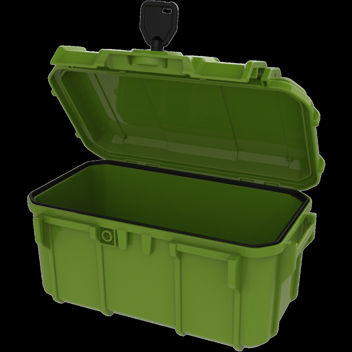 9.5 x 5.8 x 4.7 in. Protective Micro Case, Green