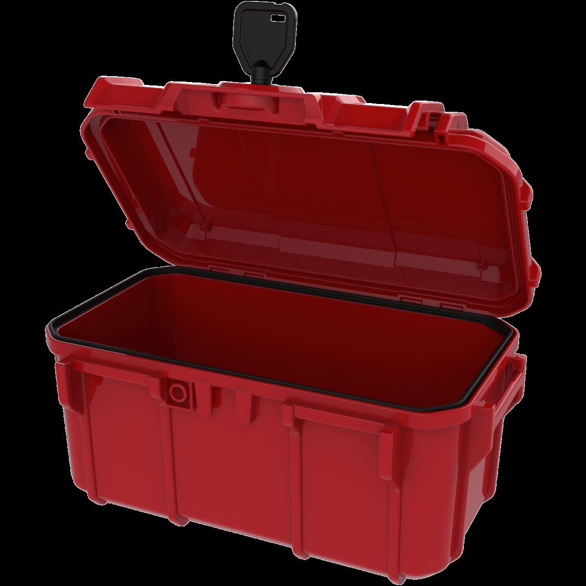 9.5 x 5.8 x 4.7 in. Protective Micro Case, Red