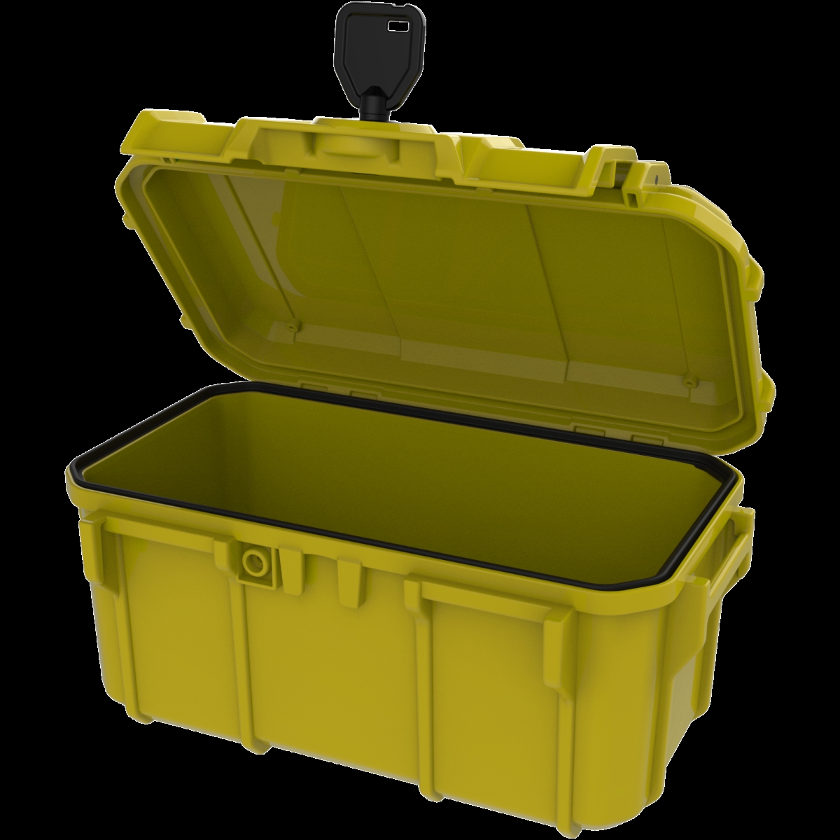 9.5 x 5.8 x 4.7 in. Protective Micro Case, Yellow
