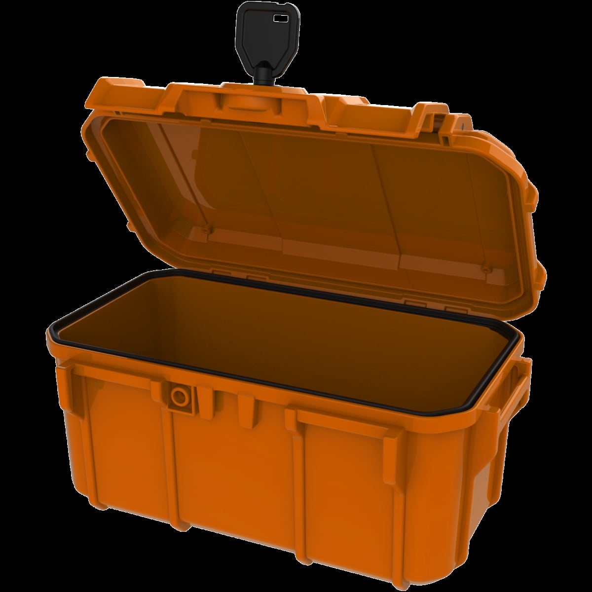 9.5 x 5.8 x 4.7 in. Protective Micro Case, Orange