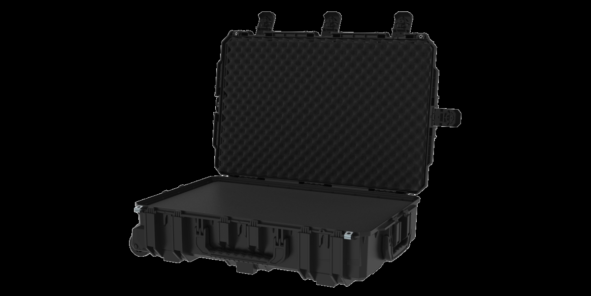 Picture of Seahorse SE1231FML&#44;BK 31.9 x 21.1 x 9.1 in. Protective Case with Foam & Metal Locking Latches&#44; Black