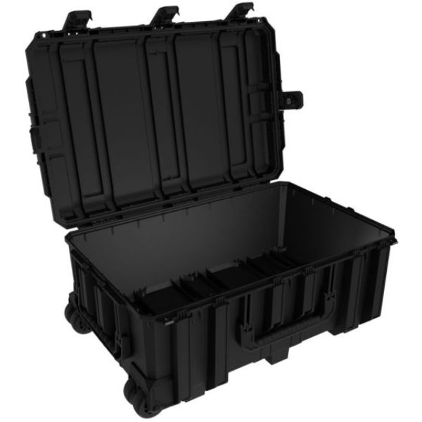 SE1235-BK Protective Equipment Case with Empty Interior - Black