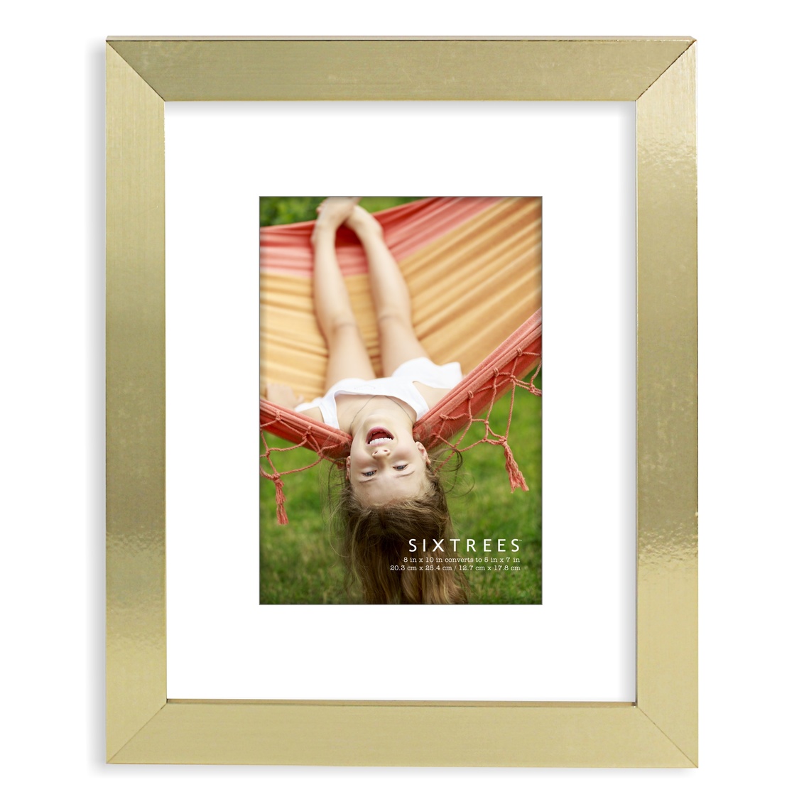 8 x 10 in. Logan Gold Wood Picture Frame