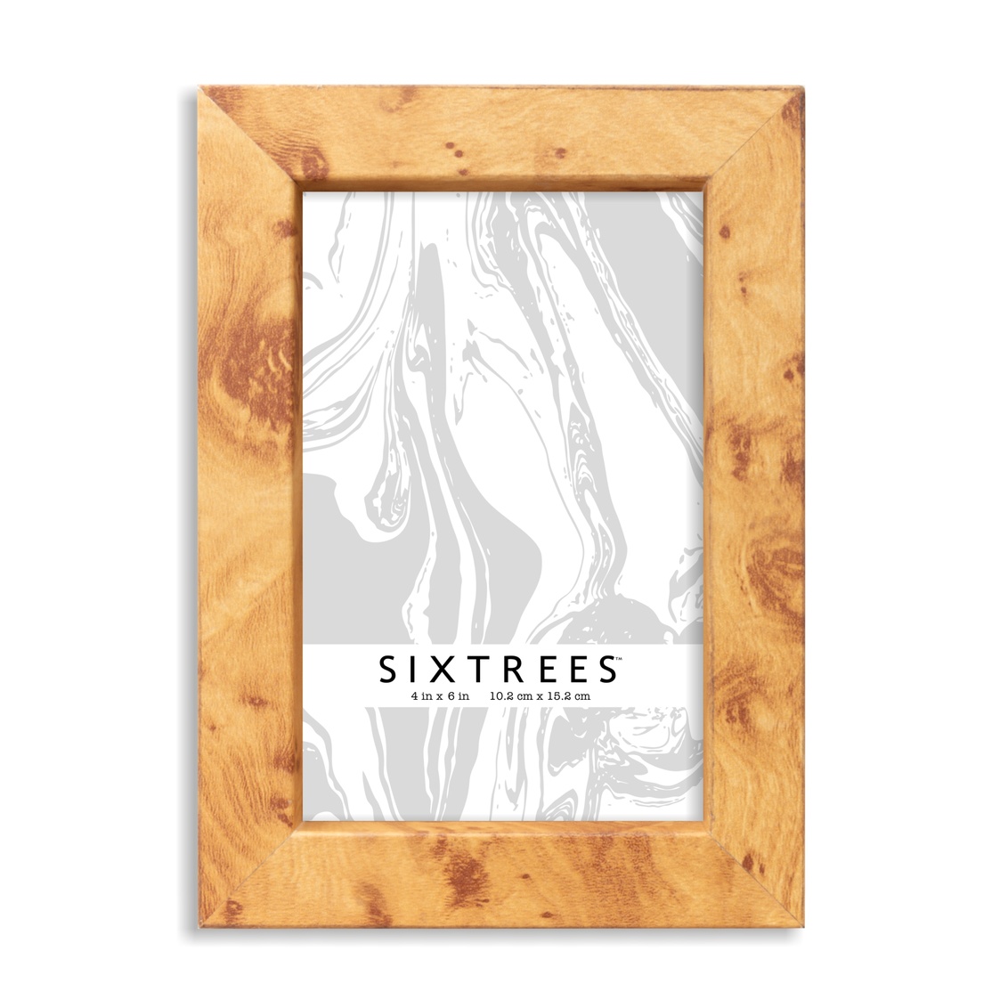 4 x 6 in. Kelley Burl Wood Picture Frame
