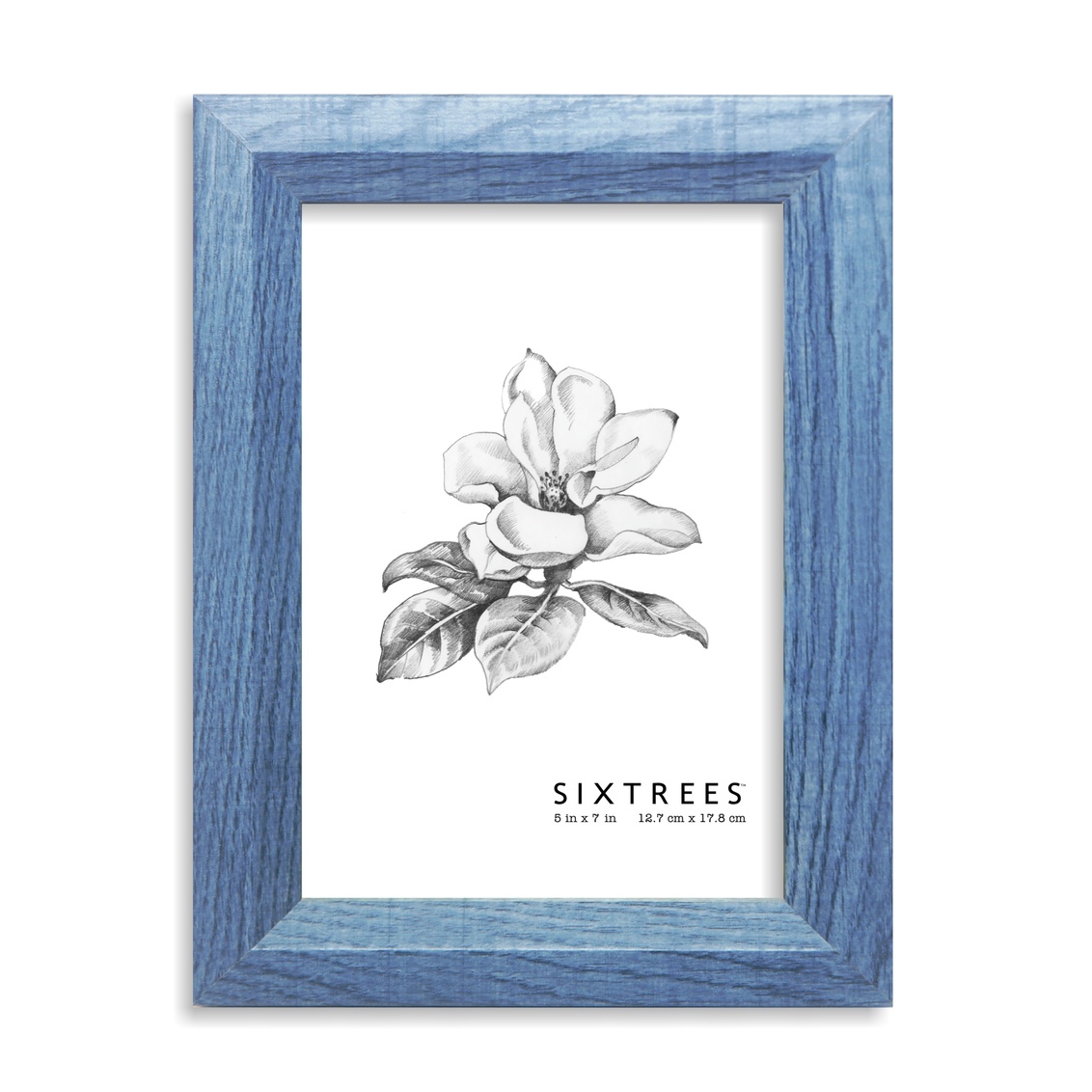 5 x 7 in. Bryce Blue Picture Frame