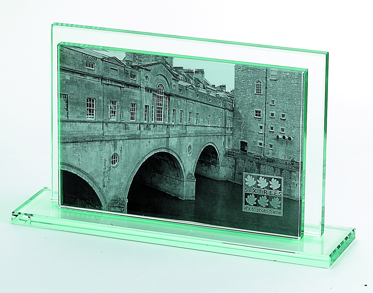 GT72357H 5 x 7 in. Deco Glass Picture Frame
