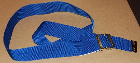 252001 Econo Gait Belt, Blue with Delrin Buckle - 24 per Pack