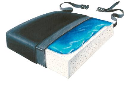 Picture of Skil-Care 751010 16 in. Gel-Foam Vinyl Cushion with LSI Cover