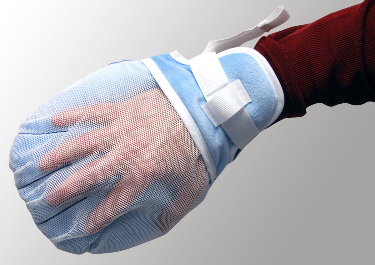 Picture of Skil-Care 306115 Padded Rigid Palm Mitts - Universal