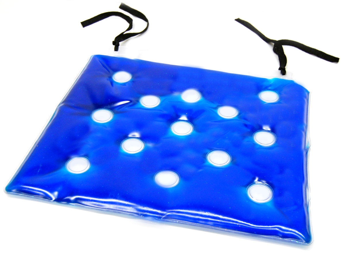 Picture of Skil-Care 751101 18 in. Gel-Lift Cushion with Safety Ties - Blue