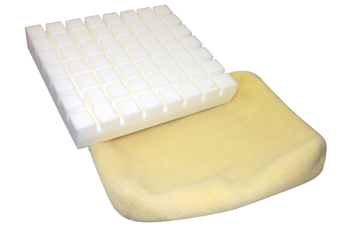 Picture of Skil-Care 753183 4 x 18 in. Pressure Check Foam Cushion with Sheepskin Cover