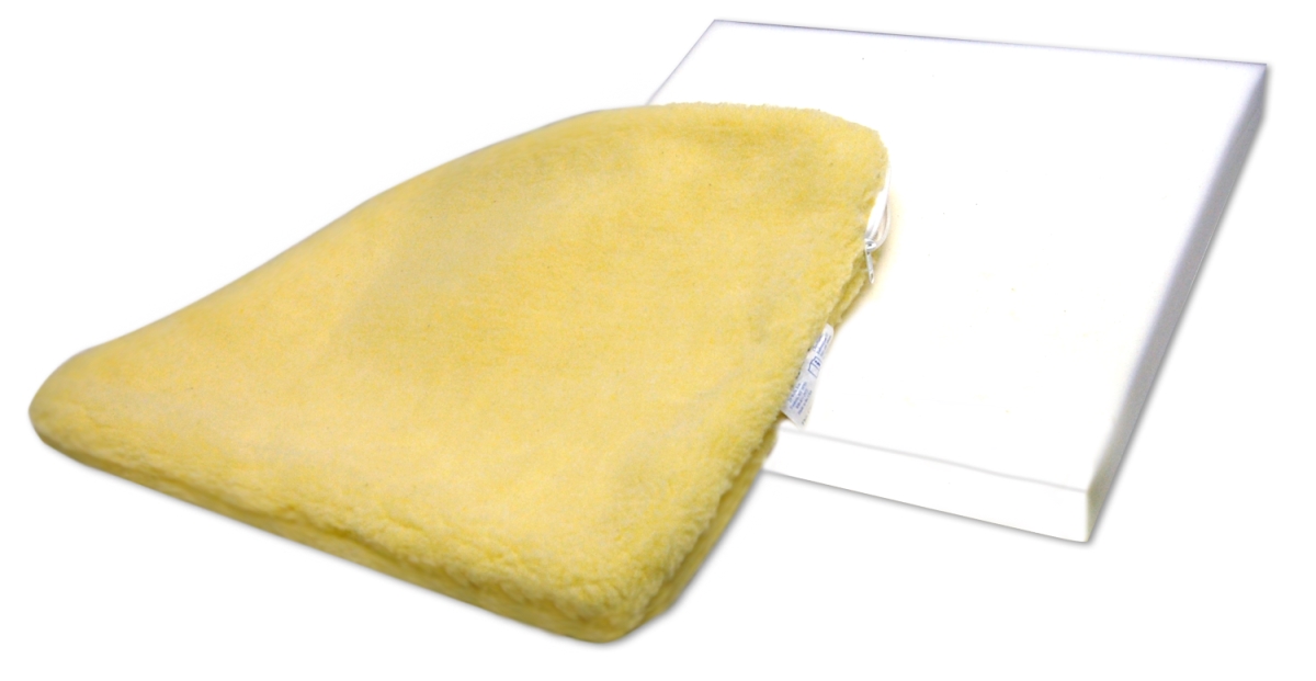 2 in. Solid Foam Cushion with Sheepskin Cover