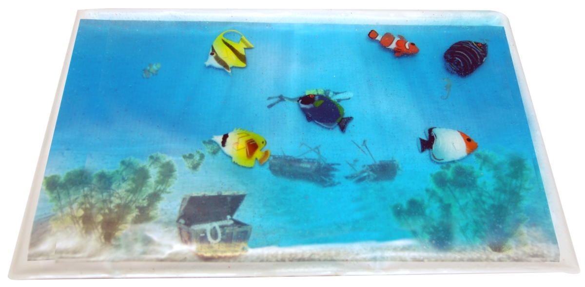 Picture of Skil-Care 912422 Stimulating Gel Aquarium Lap Pad with 4 Fish