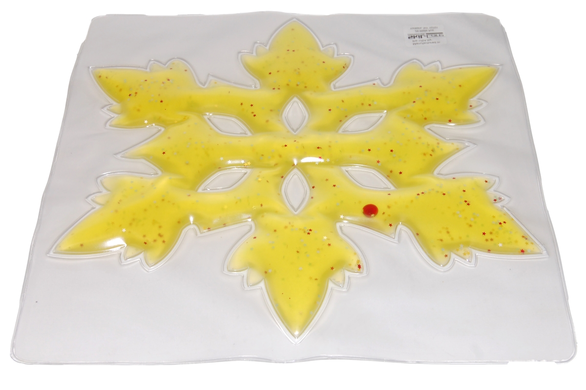 Picture of Skil-Care 912447Y Light Box 6 Spoke Snow Flake Gel Pads - Yellow