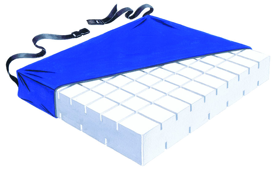 3 x 18 in. Pressure Check Light & Heavy Foam Cushion, No Cover