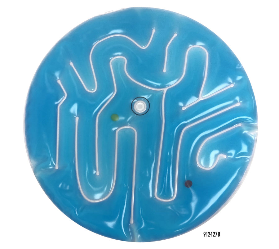 912427B Circle Gel-Maze - Blue