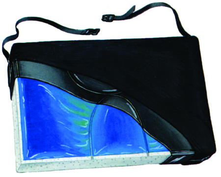 18 in. Position Plus Wedge Vinyl Cushion with LSI Cover