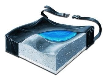 20 in. Contour Foam Cushion with Gel Pad & LSII Cover