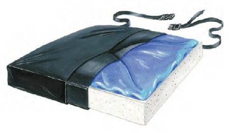18 in. Gel-Foam Vinyl X-Cushion