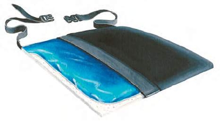 Gel-Foam Ultra-Thin Vinyl Cushion - Blue - 18 x 16 in.